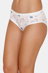 Zivame Dollhouse Low Rise Full Coverage Hipster Panty - Bright White — thumbnail 3